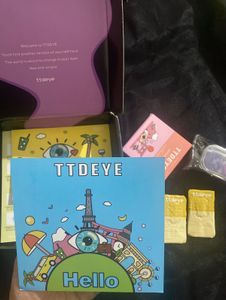 TTDEYE Yearly Powered Contact Lens Colored