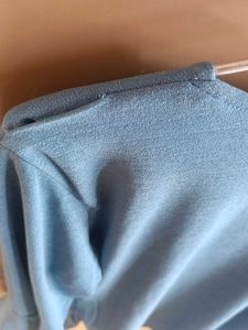 Aqua Floral Embellished Top