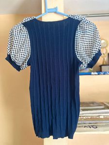 Chic Navy Blue Top