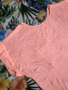 Peach Casual Top