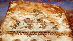 Golden BedCover With 2 Pillow Cover ❤