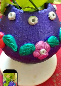 Hand Made Cement Planter Vase