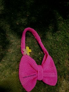 Crochet Bow Bag 🩷🎀