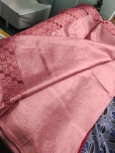 Maroon Embroidered Sari