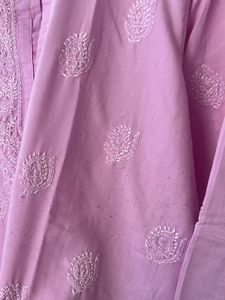Lavender Embroidered Kurta