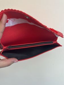 Red Wallet For Womens