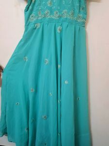 Cyan Tailor Made Gown