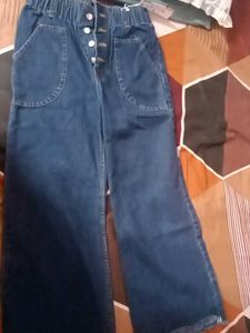denim flared jeans