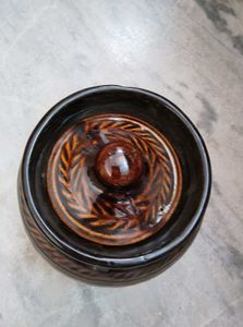 Ceramic Pickle Jar with Lid