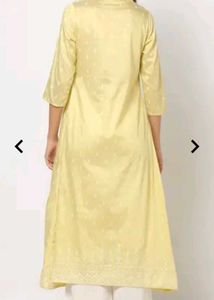 New Unused Xxl Avaasa  Yellow Kurta