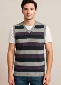 Striped Sweater Vest