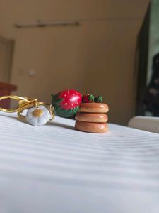 🍓🥞Strawberry Pancake Bag Charm!