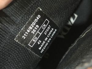 ZARA Black Knit Sneakers UK8