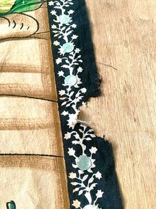 Hand-Painted Indian Textile Art