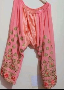 Rose Rani Plazo Suit &amp; Dupatta For 46 Bust