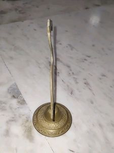 Brass  One Legged Stork Statue