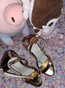 Shiny Gold Heels