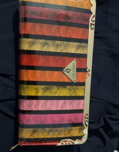 Krazy Kat Striped Wallet