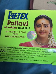 EYETEX Pallavi Kumkum Spot 2in1 Wholesale Pack