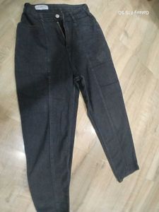 Vintage Black Wash Denim Jeans