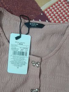 Cute Pink Short Sleeve Top