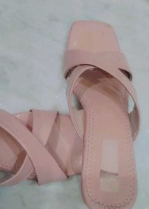 Pink Heeled Sandals
