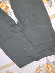 Olive Green Slim Fit Chinos