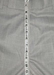 Grey Check Pattern Formal Pants - Elegant Look