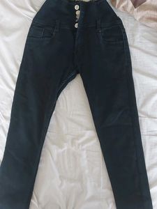 High Waisted Black Jeans