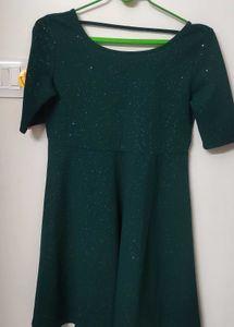 Ginger by lifestyle, Women A-line Green Dress