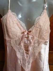 Pink Lace Babydoll Nightwear