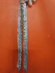 Silver Anklets with Bells
