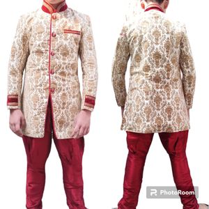 Sherwani With Dhoti &amp; Pajama For Boys
