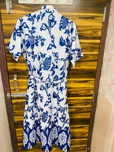 Stylish Floral Print Midi Dress💙