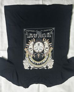 UNWORN Black Graphic Print T-Shirt