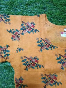 New Floral Print Kurta