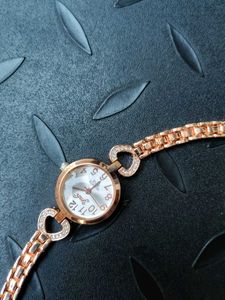 Rose Gold New Ladies Watch