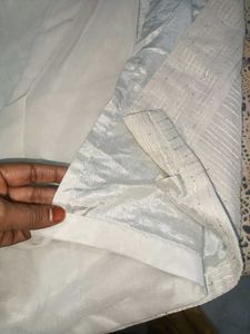 light grey colour salwar kameez and dupatta