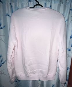 H&amp;M Baby Pink Sweatshirt For Women