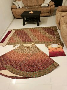 Bridal Shaded Designer Slim Look lehenga