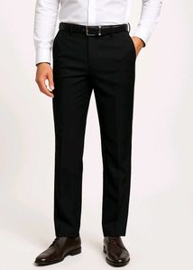 Men's Black Formal Trousers