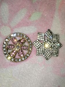 Combo Of 2 Small Centre Hair Clips