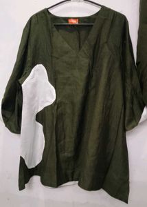 Stylish trendy must-have Olive Green Co-ord set