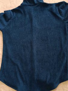 Blue Button-Up Shirt