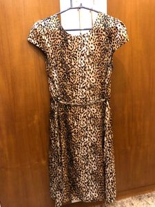 Cortigiani Dubai Mini Leopard Print Dress