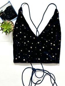 Starry Night Velvet Cami Top