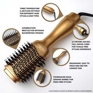Alan Truman Oh So Gold! Blow Brush ✨