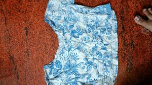 Floral Print Crop Top