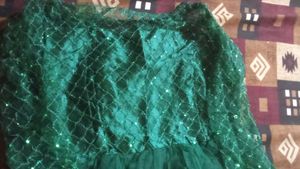 Emerald Green Dress Material