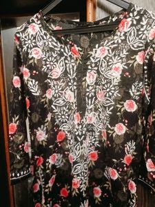 Black Chicken curry Kurti🌺🌺